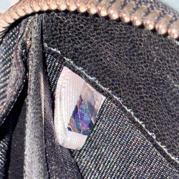 Jimmy Choo Filipa Black Wallet with Silver Star Studs - Picture 12 of 12